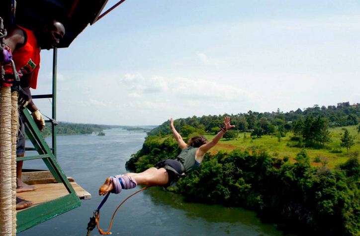 Cost of Bungee jumping on Jinja tour trip